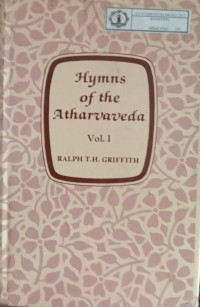Image of The Hymns Of The Atharvaveda Vol. I (Sanskrit Hindi)